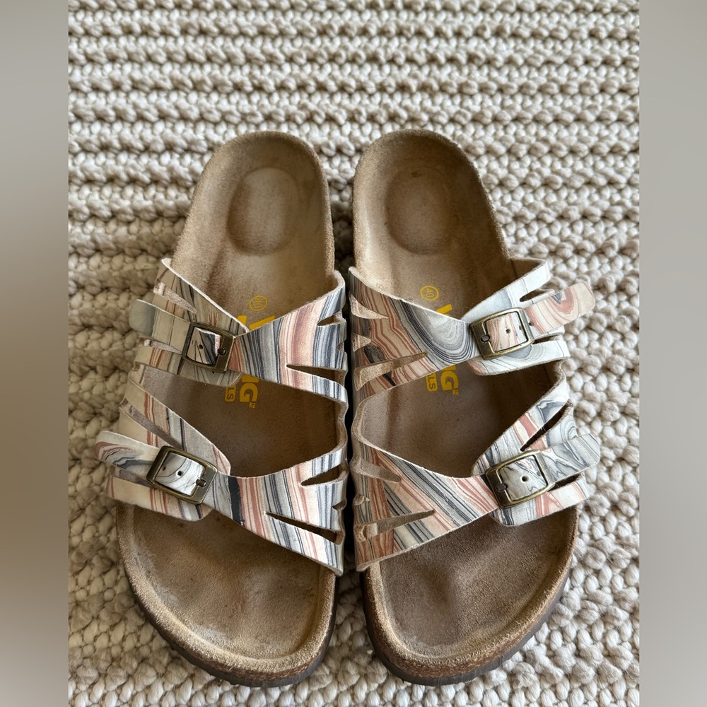 Viking Whistler Sandals Brown Geode Comfort Footbed Women’s Size40 Travel Casual